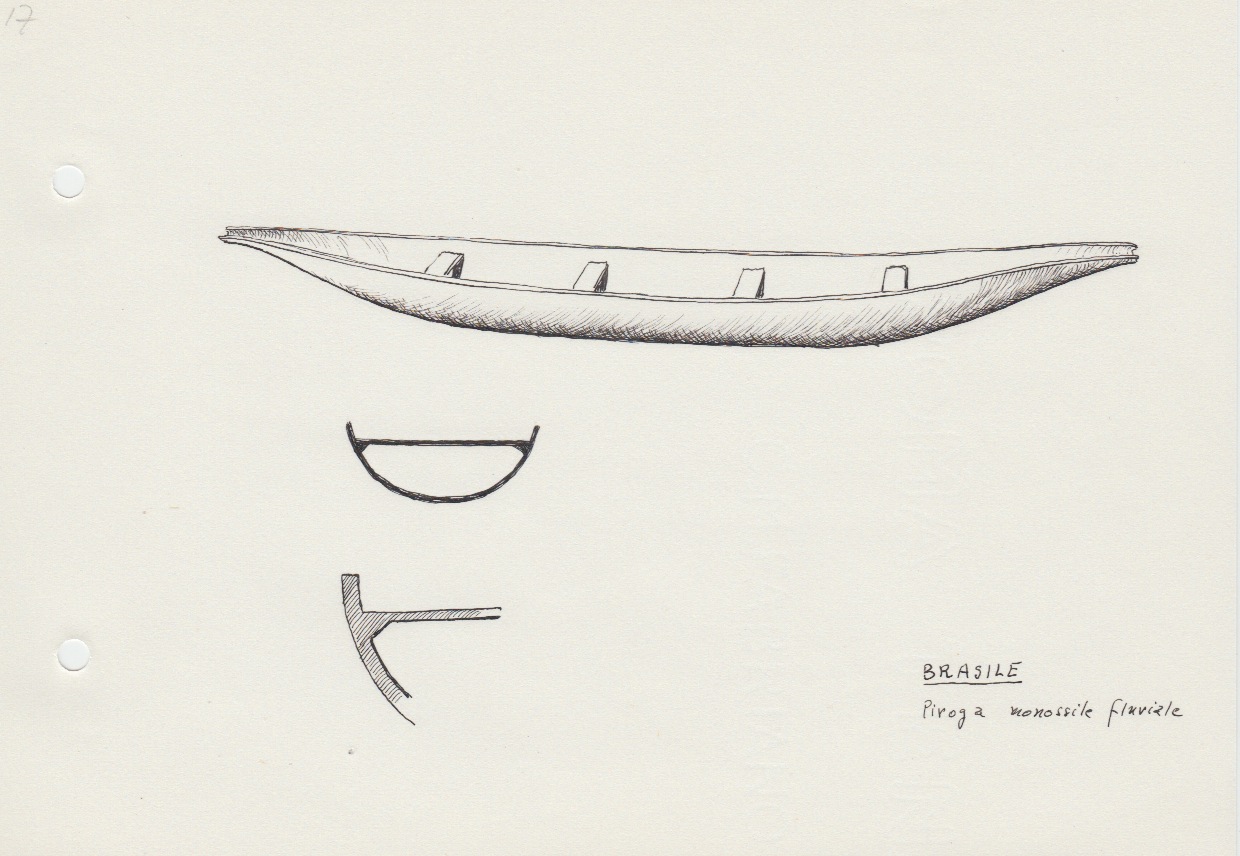 037 Brasile - piroga monossile fluviale